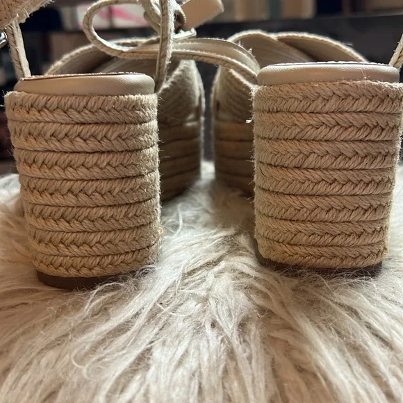 Steven New York Ramey Espadrille Platform Wedge Sandal - Raffia - Picture 14 of 15